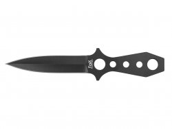 Nóż rzutka Fox Outdoor 22,5 cm w pokrowcu czarny