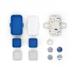 MB-Lunchbox dziecięcy Tresor Catimini BlueTerrazzo