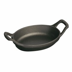 Owalne Mini Naczynie Do Pieczenia I Zapiekania 250 Ml, Czarny Staub