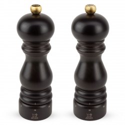 PARIS Zestaw młynków sól + pieprz 18 cm, czekolada