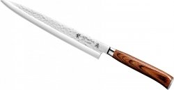 Tamahagane Tsubame Brown Nóż Sashimi 24 cm