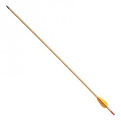 Strzała Poe Lang do łuku 28" tarczowa, drewniana, D-053A