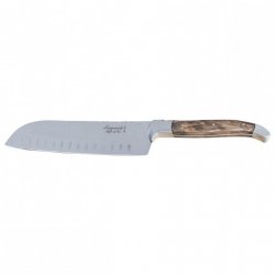 Nóż Laguiole Santoku Olive 17 cm z deską do krojenia