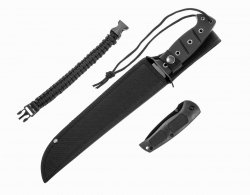 Zestaw dwóch noży Master USA z bransoletką paracord (MU-1143BK)