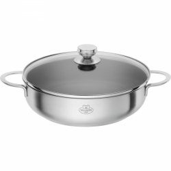 Patelnia Głęboka Non-stick 2H Z Pokrywką 28 Cm Ancona Ballarini