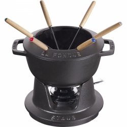 Zestaw Do Fondue 18 Cm, Czarny Staub