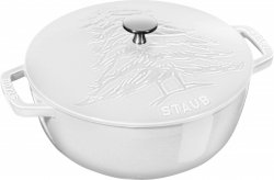 STAUB LA COCOTTE Garnek żeliwny Jodła 3.6 Ltr, Biały La Cocotte