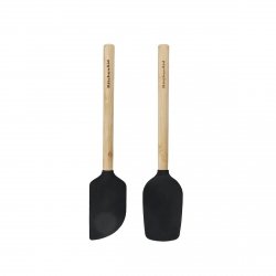 KitchenAid szpatułki silikonowe 2szt CLASSIC Bamboo