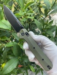 Nóż KNIVESPL The First OD Green G10 14C28N