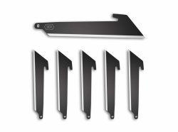 6 ostrzy Outdor Edge Utility 301 Black