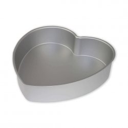 PME Głęboka Forma Do Ciasta W Kształcie Serca 15 Cm Szary