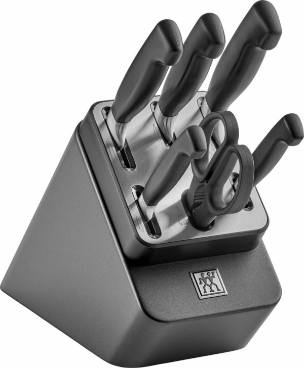 ZWILLING FOUR STAR Zestaw 5 Noży W Bloku Samoostrzącym 2.0 Four Star