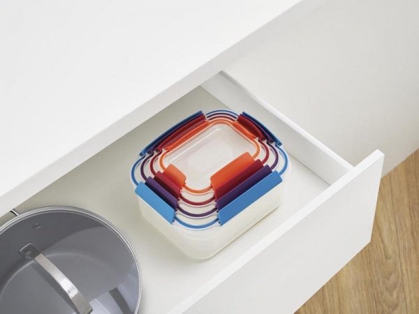 Joseph Joseph  Zestaw 4 pojemników, Nest Lock