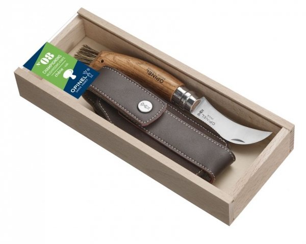 Nóż Opinel Grzybiarz Dąb no 8 z etui 