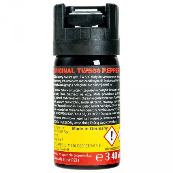 Gaz pieprzowy TW 500, 40 ml, Jet Active