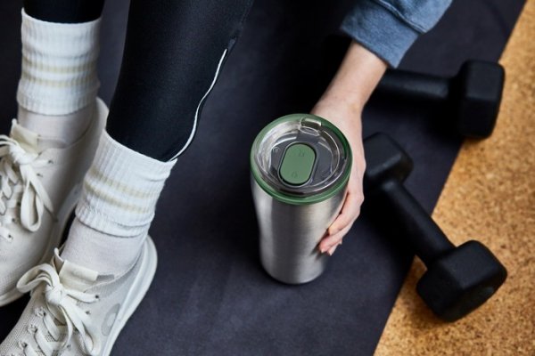 BB-Kubek termiczny stalowy 0,6l.oliwka New version