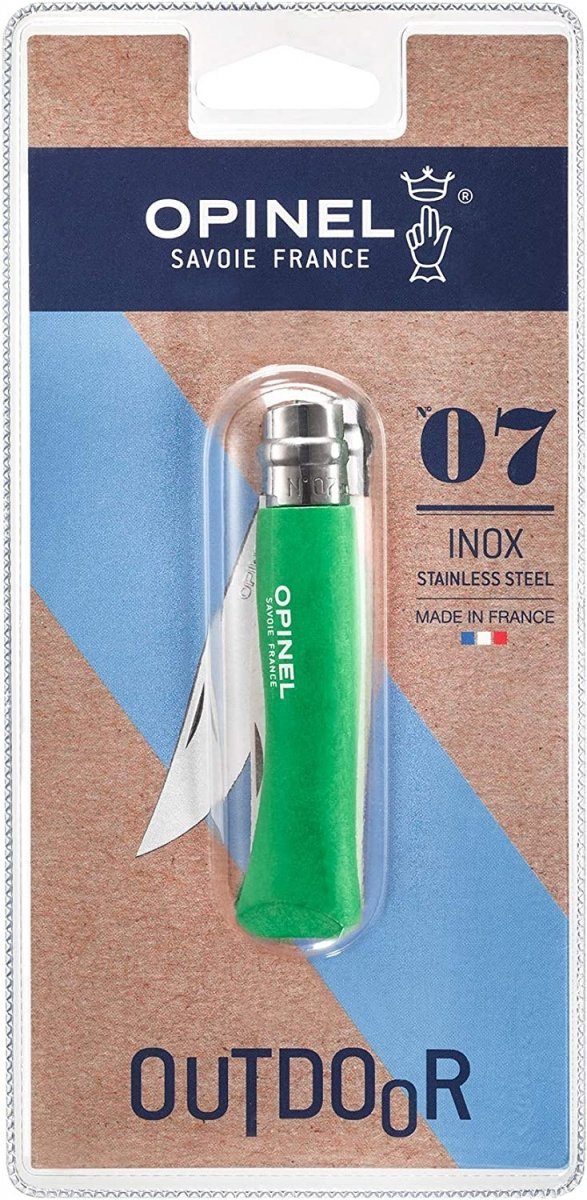 Opinel nóż Colorama 07 Green blister