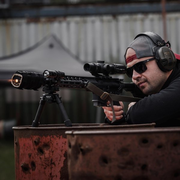 Bipod karbonowy Linko Gear HB-C02M na picatinny i ARCA czarny