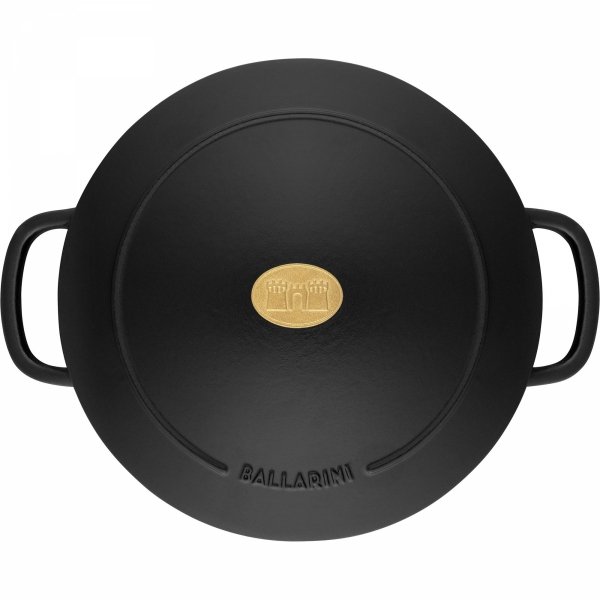 Garnek żeliwny Okrągły 5.5l Czarny Bellamonte Ballarini