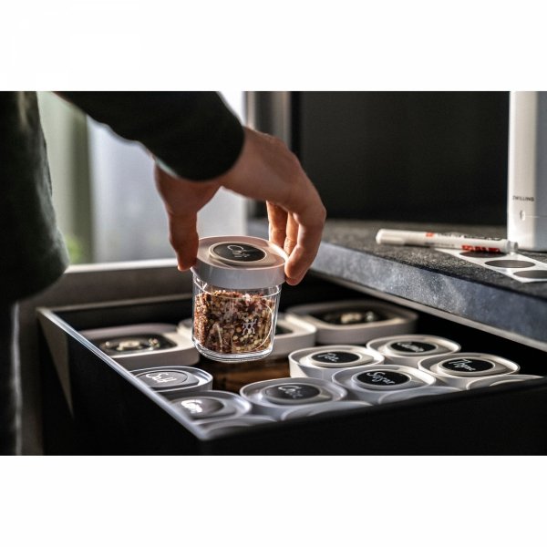 3 Pojemniki Plastikowe XS - 120 Ml, Szary Fresh & Save Cube Zwilling