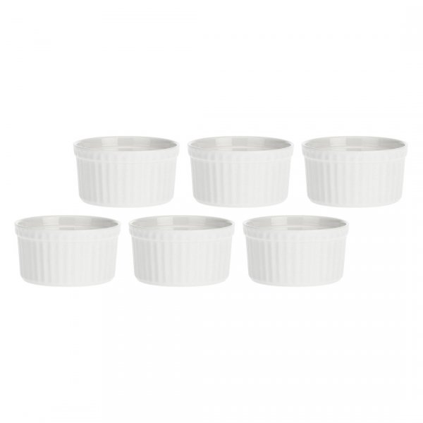 La Porcellana Bianca Arezzo Zestaw 6 Ramekinów Okrągłych 9 Cm Arezzo
