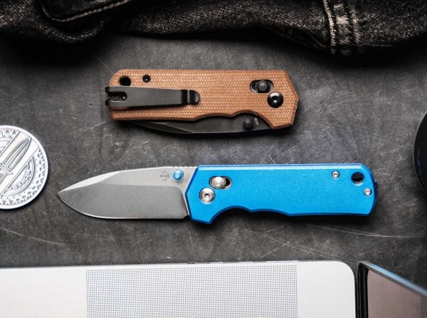 Nóż Böker Plus Rockstub Blue Elox 14C28N