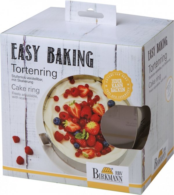 Pierścień do deserów EASY BAKING - regulowany Birkmann