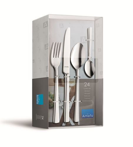 Amefa PALMON Komplet sztućców 24 cz. dla 6 osób