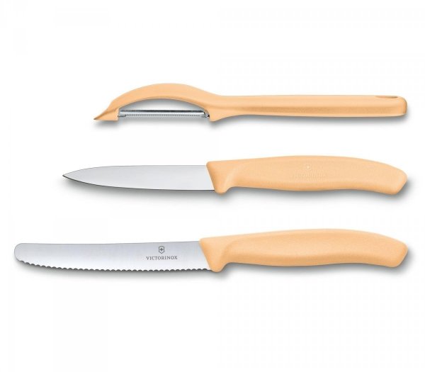 Zestaw noży i obieraczka do warzyw i owoców Swiss Classic, 3 elementy Victorinox 6.7116.31L92