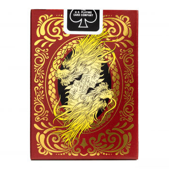 Karty do gry Bicycle Dragon (czerwone)