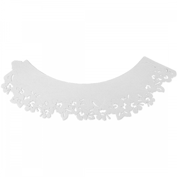 PME Koronkowe Osłonki Na Babeczki (12 Sztuk) 20.5 X 5 Cm Biały