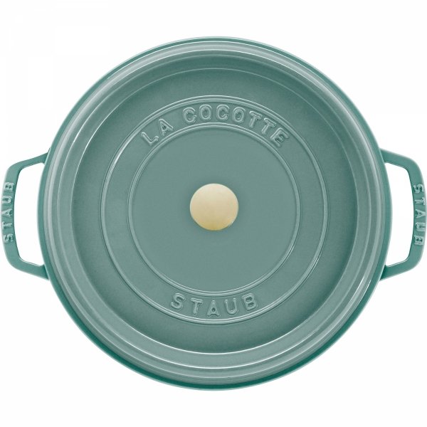 Garnek żeliwny Okrągły 6.7l Eukaliptusowy La Cocotte Staub