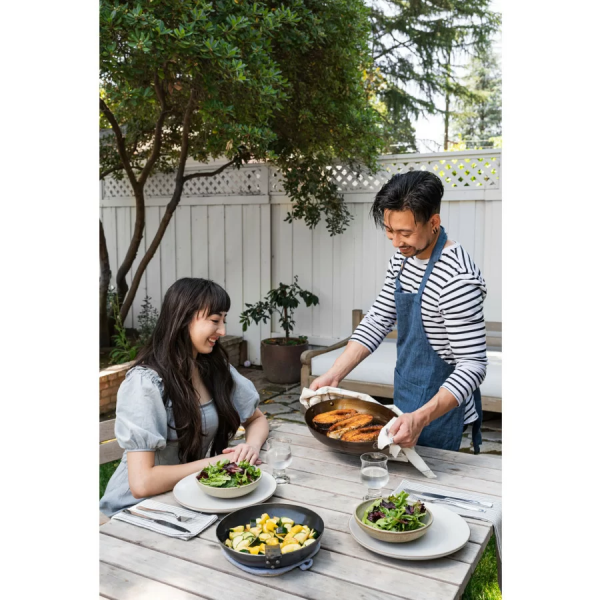 DE BUYER Patelnia owalna MINERAL B 36 cm