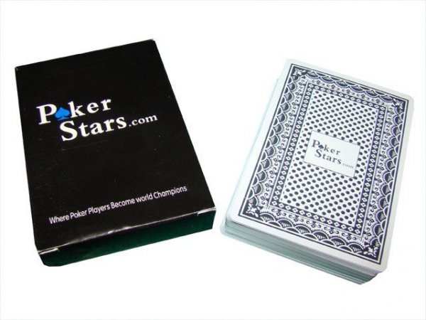 Karty do gry. Poker Stars. 100% plastik. 2 talie.