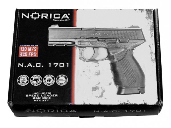 Pistolet wiatrówka Norica N.A.C. 1701 4,5 mm BB CO2