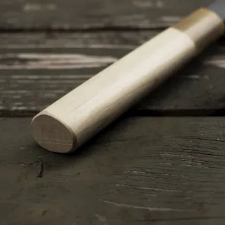 Hideo Kitaoka Aogami#2 Satin Damascus Nóż Yanagiba 27 cm