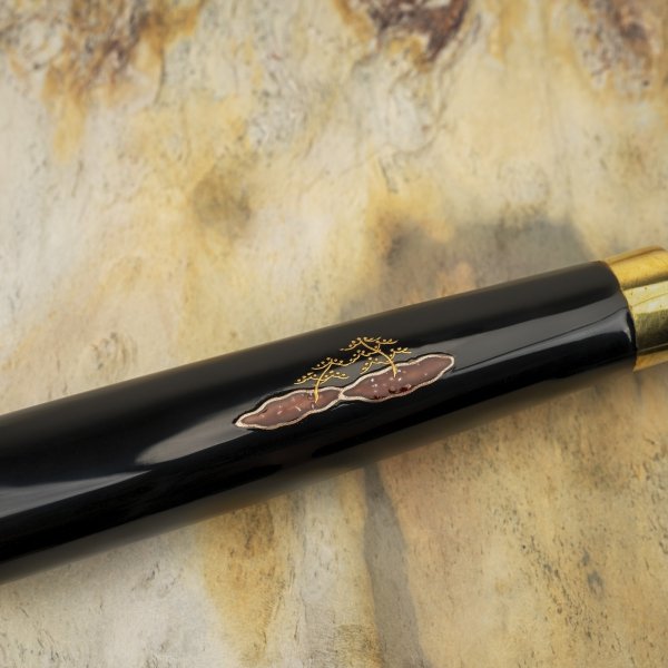 Takeshi Saji Art Tori Fuji on Lake R-2 Nóż uniwersalny 13 cm + Saya