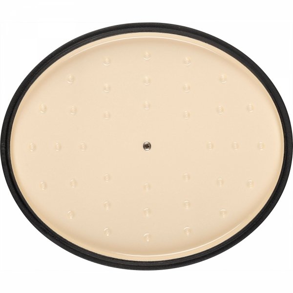 Garnek żeliwny Owalny 5.5l Czarny Bellamonte Ballarini