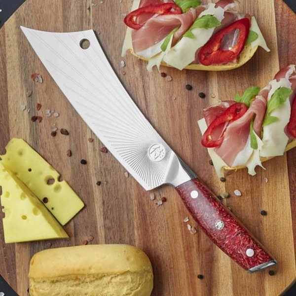 Nóż Dellinger SANDVIK NOTHERN SUN BBQ 210 mm [K-H206] Red