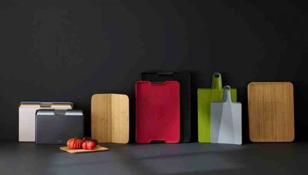 JJ - Deska do krojenia czerwona, Cut&amp;Carve