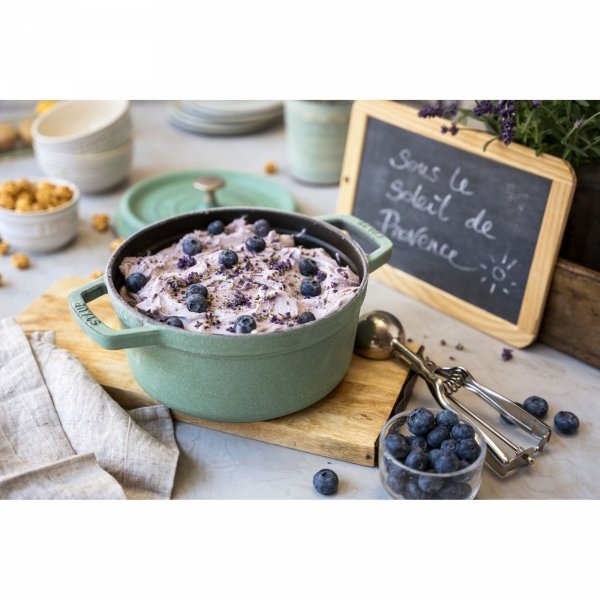 Garnek żeliwny Okrągły 3.8l Miętowy La Cocotte Staub