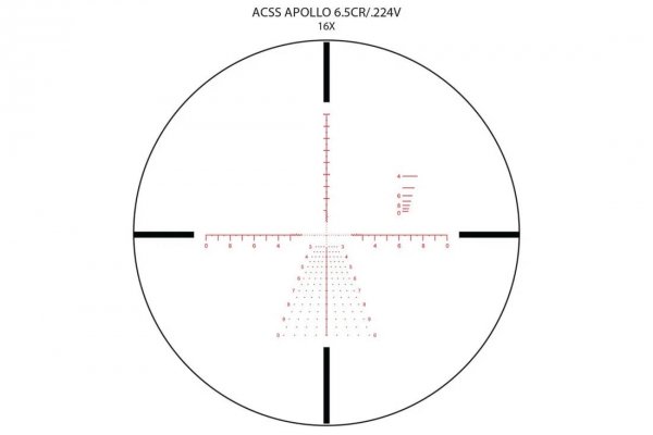 Luneta celownicza Primary Arms SLx 4-16X44 mm FFP iR ACSS Apollo 6.5CR/.224V