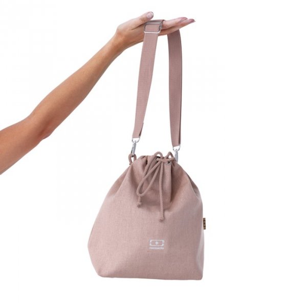 MB-Lunchbag termiczny z paskiem Fresh Rosa Moka