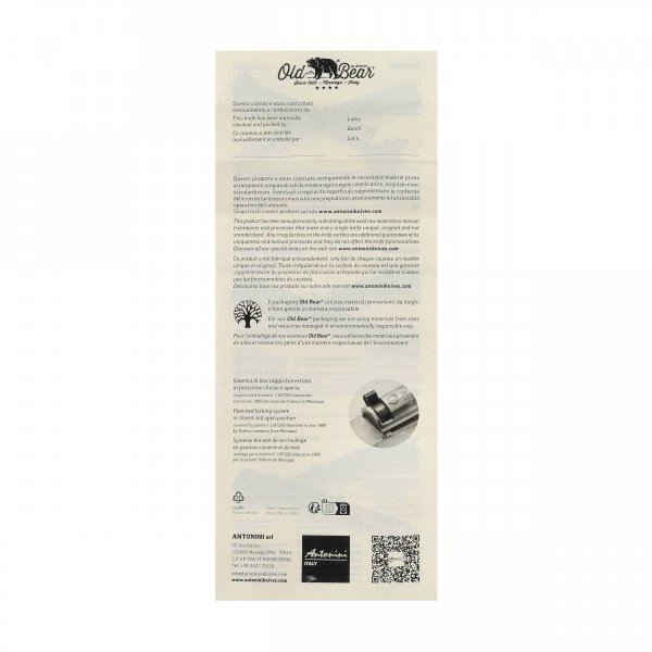 Nóż składany Antonini Old Bear Junior - red