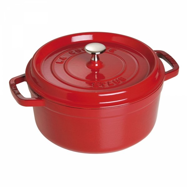 Garnek żeliwny Okrągły 3.8l Czerwony La Cocotte Staub