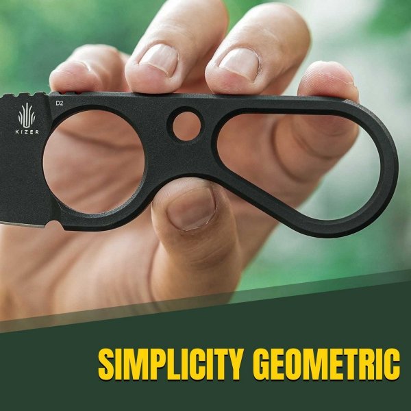 Nóż Kizer Fixed Bowtie D2 Black