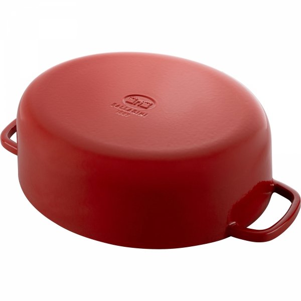 Garnek żeliwny Owalny 7.5l Czerwony Bellamonte Ballarini