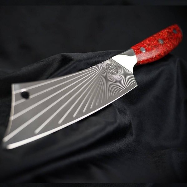 Nóż Dellinger SANDVIK NOTHERN SUN BBQ 210 mm [K-H206] Red