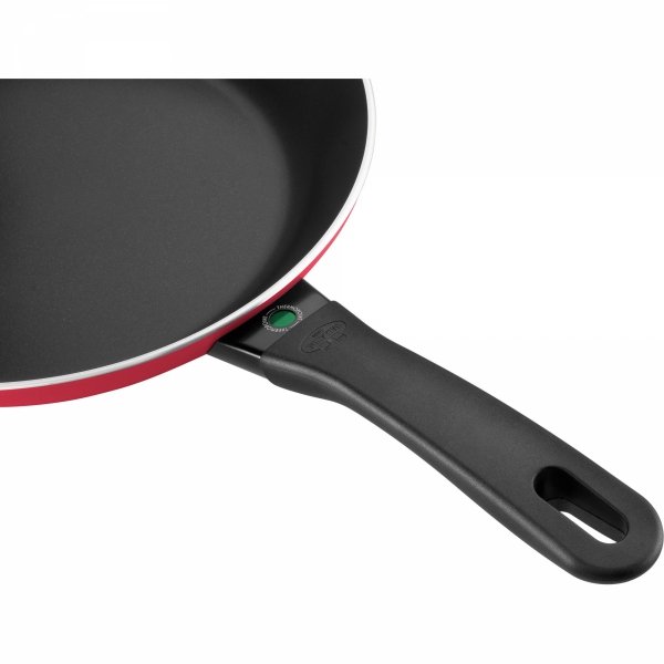 Patelnia Płytka 26 Cm Czerwona Caprera Ballarini