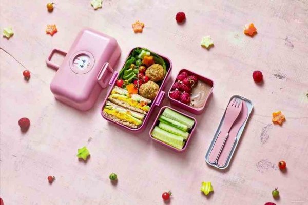 Monbento Sztućce podróżne Pocket Color, Pink Blush